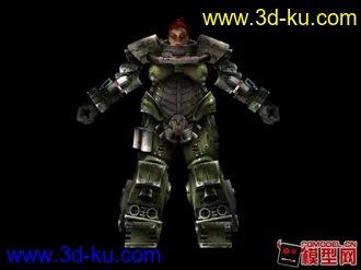 3D打印模型继续女机械人。。。的图片