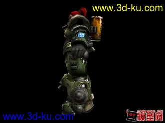 3D打印模型继续女机械人。。。的图片