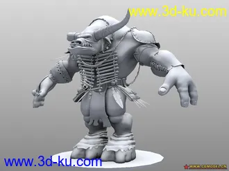 3D打印模型牛头人的图片