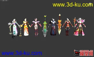 3D打印模型极光世界某某美女浦乳动物的图片