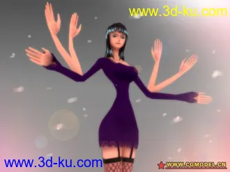 3D打印模型海贼王   妮可 罗宾的图片