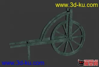 3D打印模型古代车 奚仲造车的图片