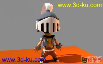 3D打印模型[原创]卡通小骑士第二弹的图片