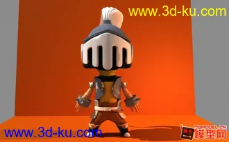 3D打印模型[原创]卡通小骑士第二弹的图片