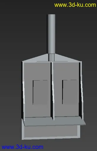 3D打印模型电话亭的图片