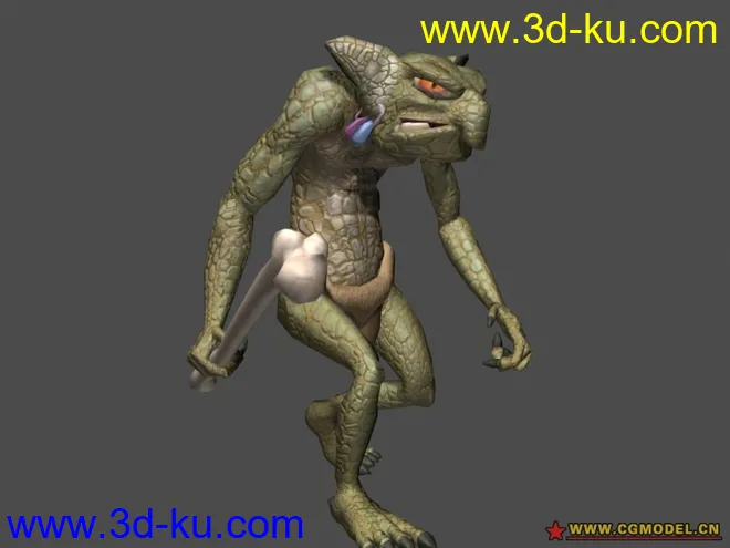 游戏初级怪物 哥布林模型（带材质及动画）的图片1