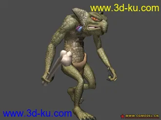游戏初级怪物 哥布林模型（带材质及动画）的图片