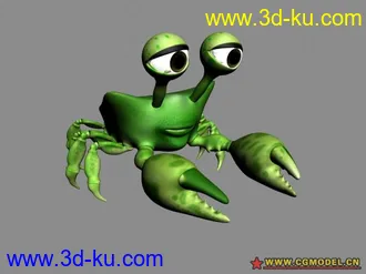 3D打印模型自己以前做的小螃蟹的图片