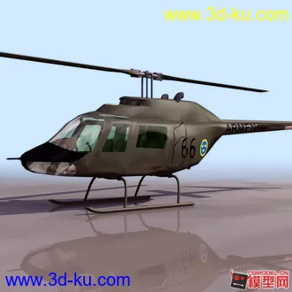 买书赠送的高清直升飞机模型+贴图 第一次发模型贴(手生)的图片