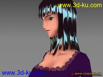 3D打印模型海贼王  妮可 罗宾的图片