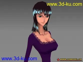 3D打印模型海贼王  妮可 罗宾的图片