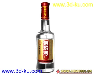 酒瓶  模型+材质的图片