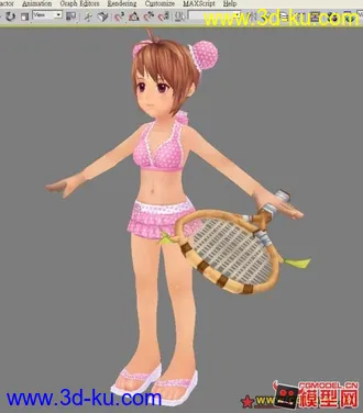 3D打印模型Q版女孩的图片