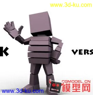 3D打印模型适合拿来做练习的maya绑定小孩的图片