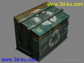 3D打印模型大形垃圾桶一个的图片