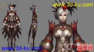 3D打印模型美女的图片