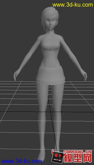 3D打印模型6头身 女孩的图片