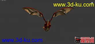3D打印模型火龙振翅的图片