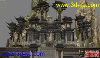 【笑傲江湖】 给力呈现  华山 场景全图  模型贴图下载的图片