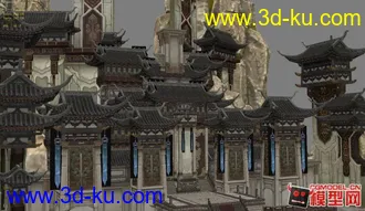 【笑傲江湖】 给力呈现  华山 场景全图  模型贴图下载的图片