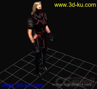3D打印模型ninja girl的图片