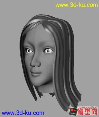 3D打印模型人物头部的图片