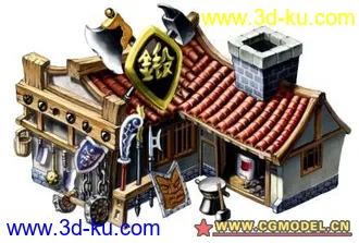 3D打印模型武器店，请大家多多指点的图片