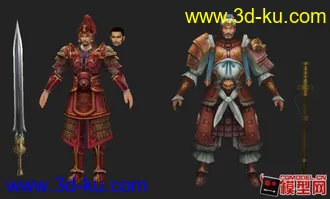 3D打印模型将军的图片