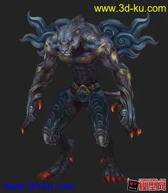 3D打印模型怪物 一只的图片