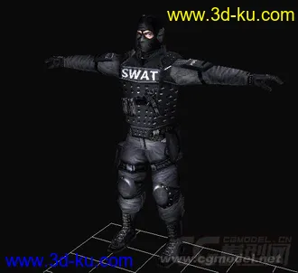 SWAT警察模型（全动作）的图片