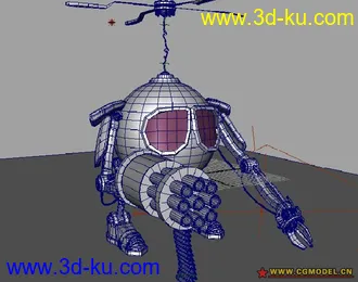 3D打印模型小机器人的图片