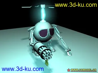 3D打印模型小机器人的图片