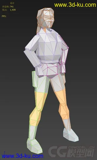 古墓丽影II  主角所有动作模型的图片