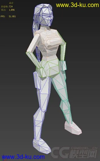 古墓丽影II  主角所有动作模型的图片