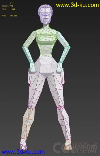 古墓丽影II  主角所有动作模型的图片