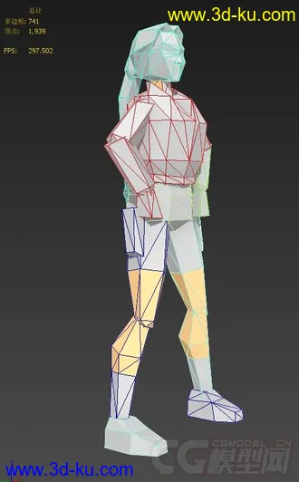 古墓丽影II  主角所有动作模型的图片