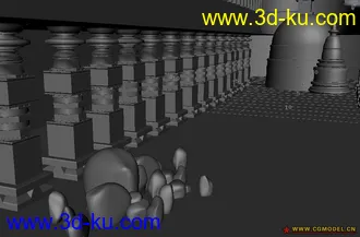 3D打印模型场景的图片