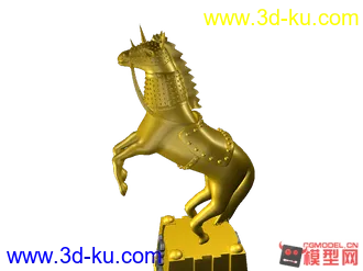 3D打印模型战马的图片