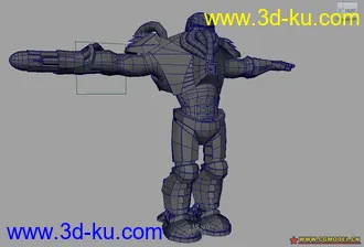 3D打印模型man-怪兽的图片
