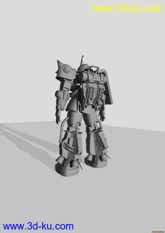 3D打印模型zaku的图片