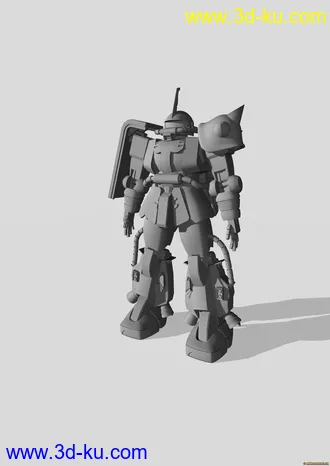 3D打印模型zaku的图片