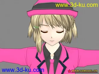 3D打印模型卡通美女的图片