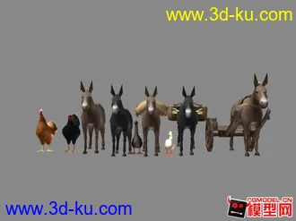 3D打印模型动物 怪物的图片