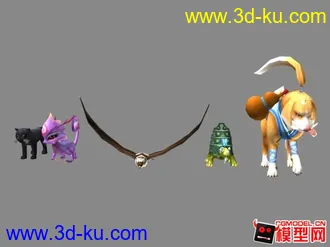 3D打印模型动物 怪物的图片