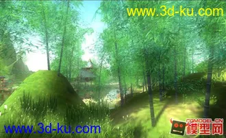 3D打印模型剑网三小场景的图片