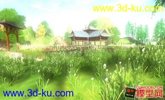 3D打印模型剑网三小场景的图片