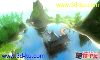 3D打印模型剑网三小场景的图片