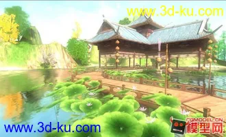 3D打印模型剑网三小场景的图片