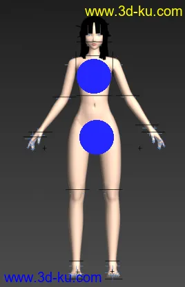 3D打印模型美女有骨骼有材质！~（更新了下）的图片