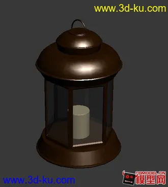 3D打印模型精细油灯的图片